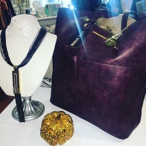 Large Deep Purple Steve Madden Tote